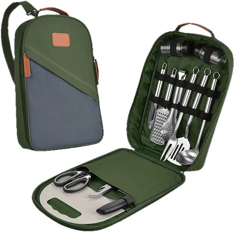 Outdoor cookware, portable picnic portable sensual handbag, storage bag, picnic bag