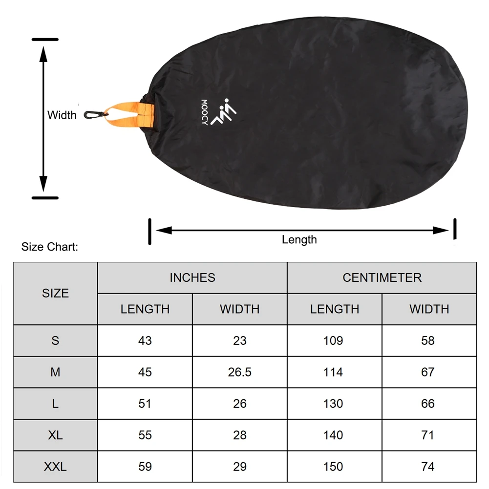 ABJV  Kayak Cockpit Cover for Transport, Universal Thick Seals Cockpit Cover for Keep Hatch Hole Seat Clean S