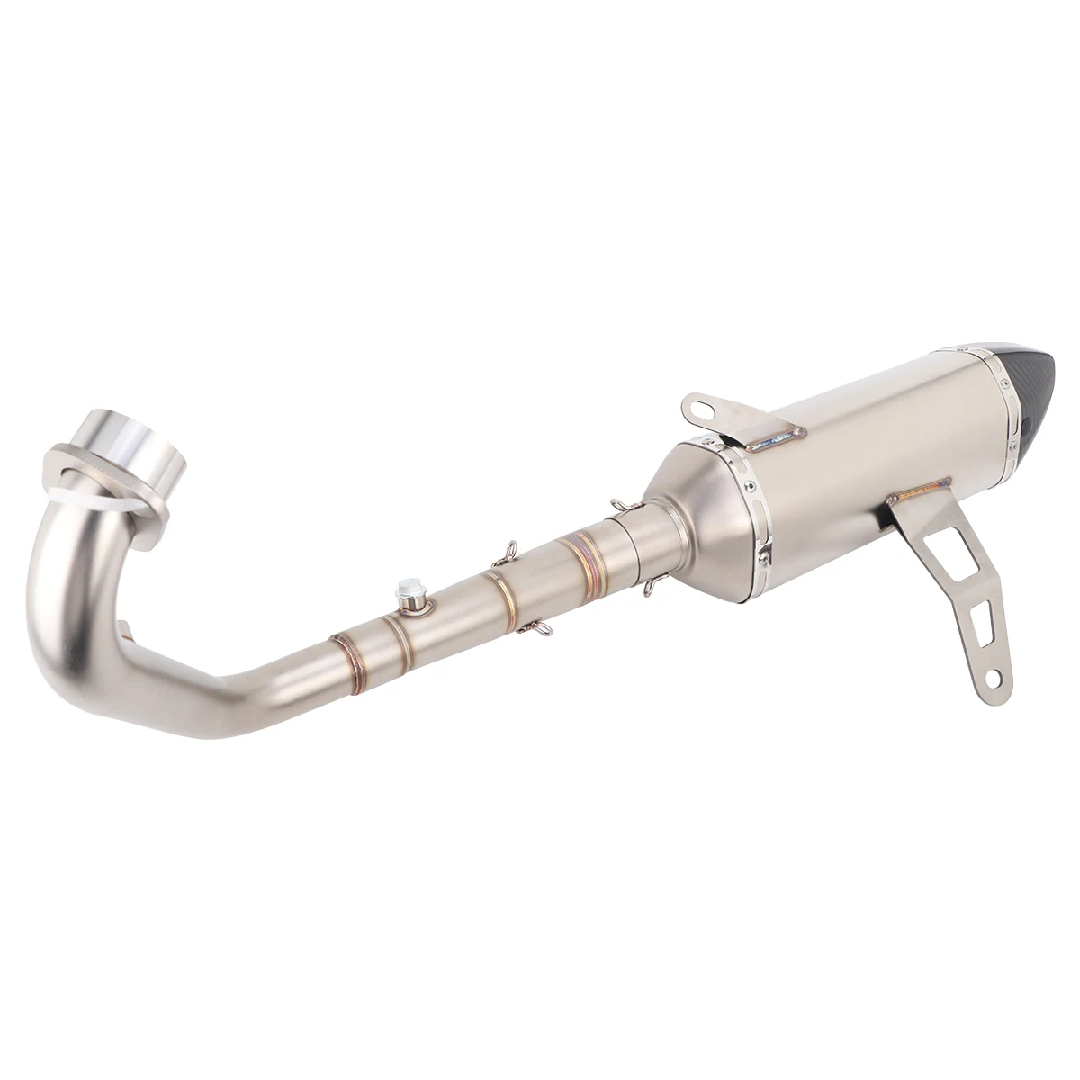Motorcycle Full Exhaust System Pipe For ZONTES 368G/D/M/K/E 2024-2026 Exhaust Escape Modified Muffler Link Pipes 368G Exhaust