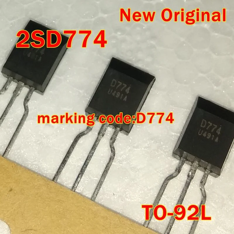 

1Pcs to 100Pcs 2Sd774 New Original To-92L Marking Code:D774 Npn Silicon Transistor 1A 50V