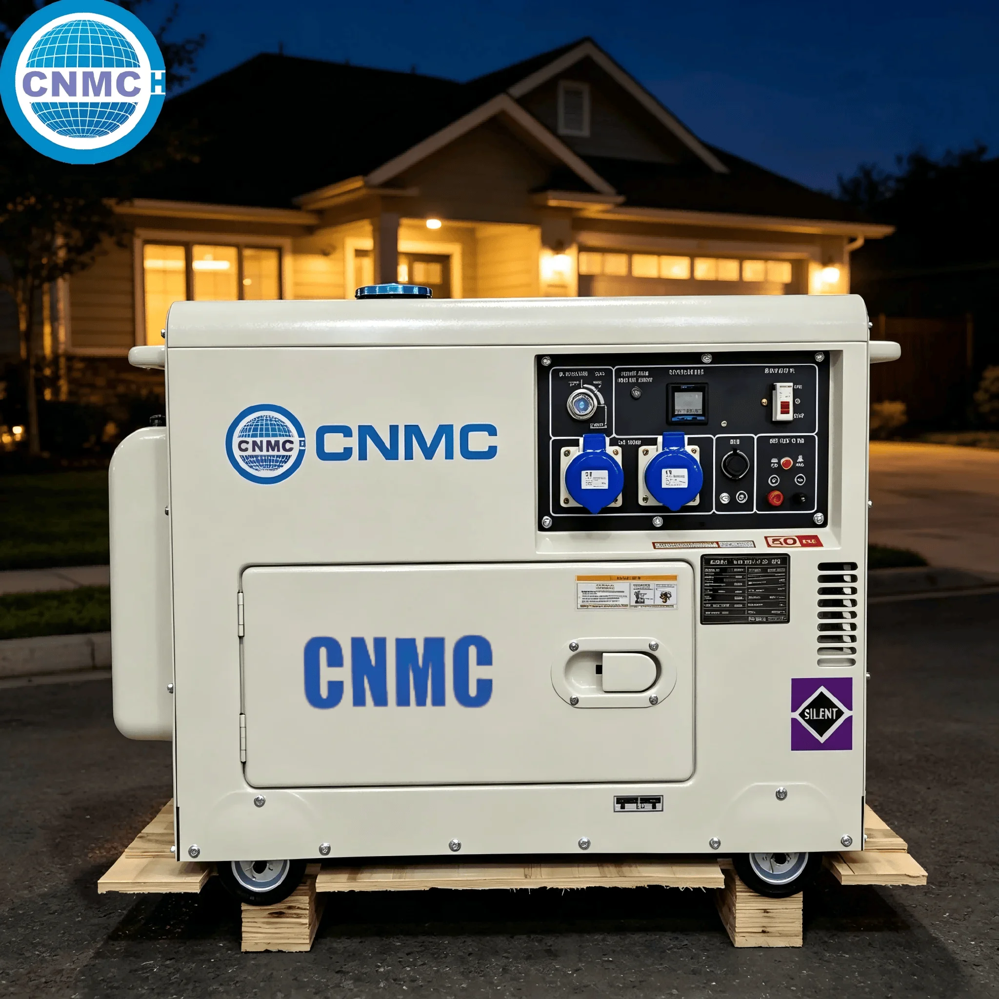 3KW 5KW 6.5KW 8KW 10KW Silent Diesel Generator 50HZ 60HZ 110V 220V Emergency Power Supply Quiet generators for home electricity