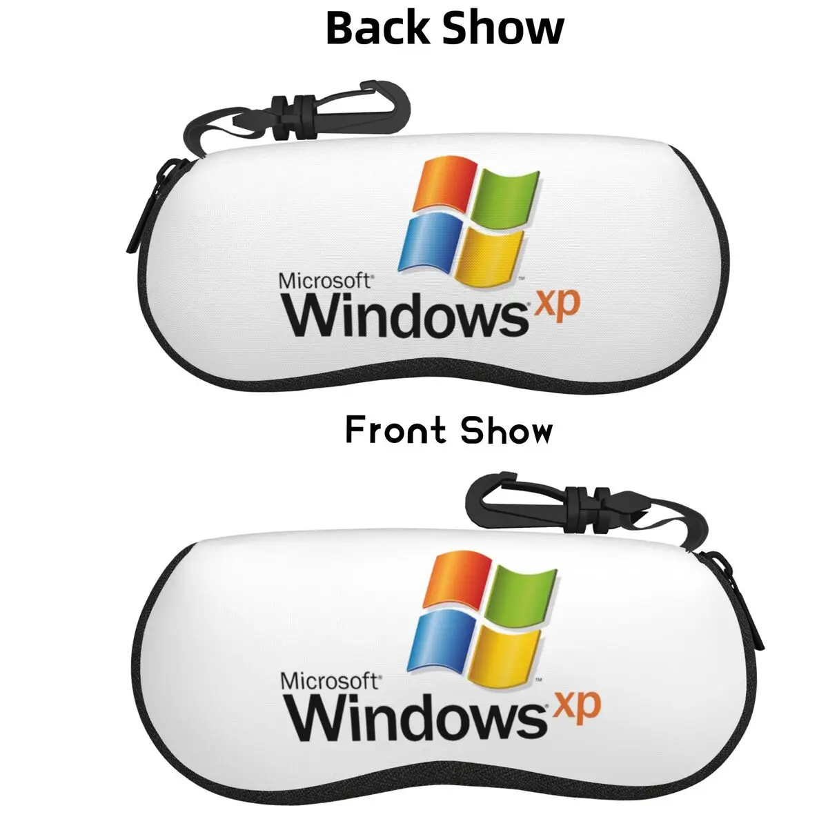 

Чехол для очков Windows Xp 2, защитный чехол для солнцезащитных очков, женский и мужской мягкий чехол для очков