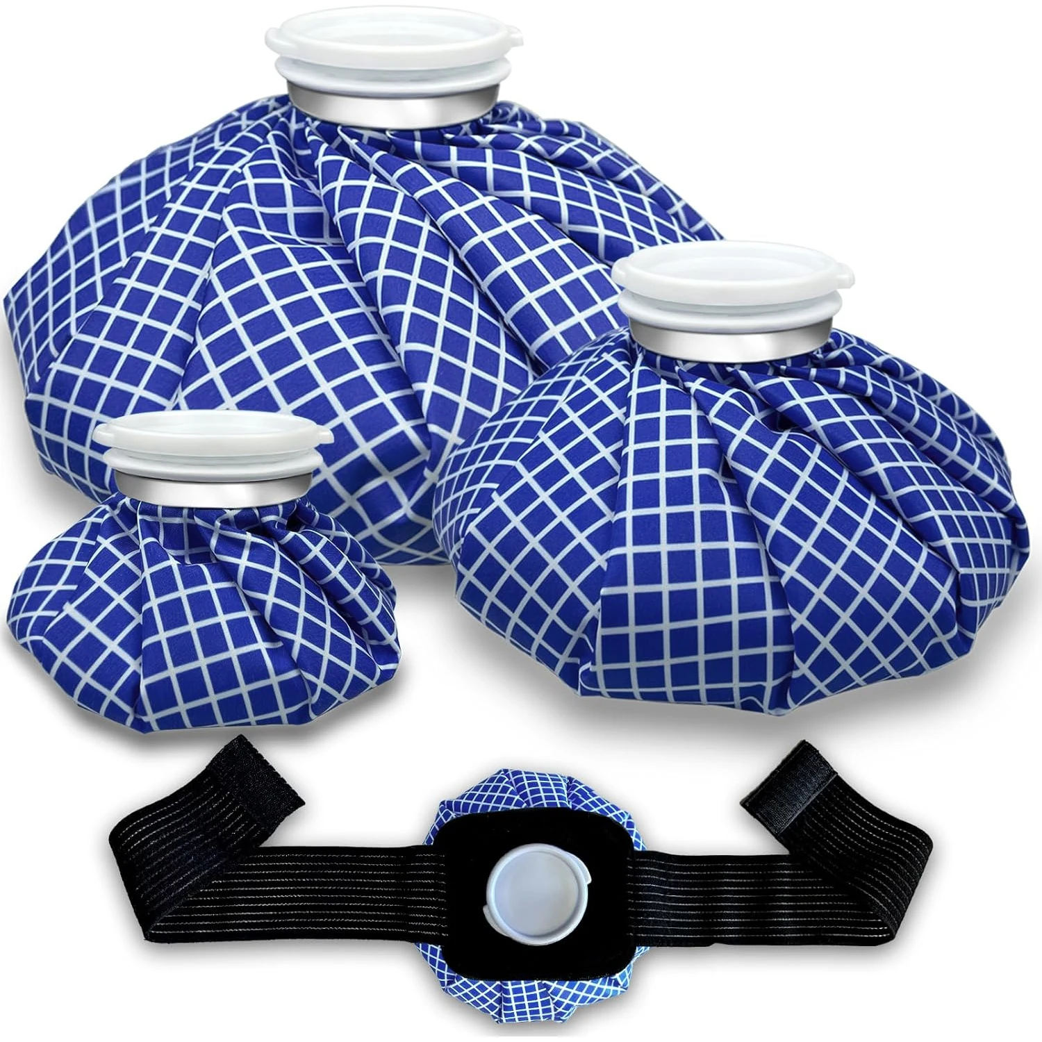 Ice Bags for Injuries No-Leak Elastic Breathable Ice Pack Cold  Ice Bag Can Relieve Headaches Sports Injuries Swelling Pain
