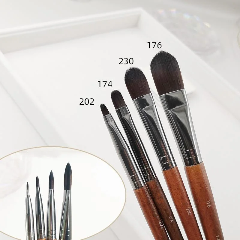 Yunduogirl-Ensemble de pinceaux de maquillage professionnels, fard à barrage, fard à barrage, correcteur, mélange, outil, 1 pièce, 2 pièces, 4 pièces