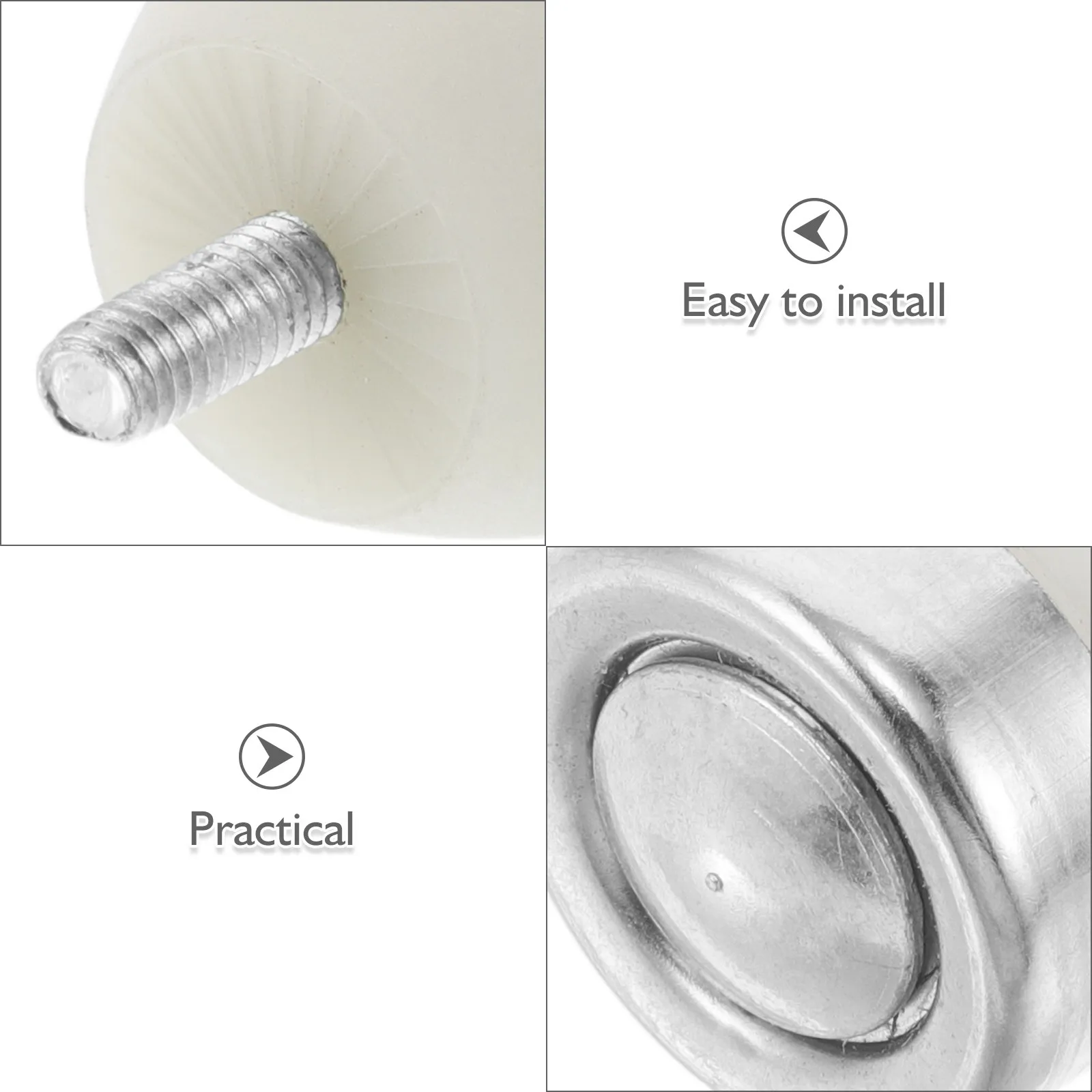 Luminous Blind Cane Tip Rolling Ball Design Glow in Dark Walking Stick Replacement Accessory Night Safety Navigation Blind Cane
