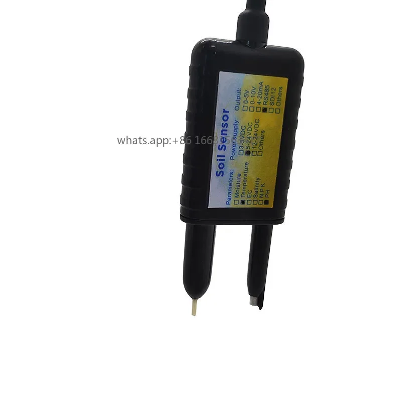 Probe Type Reference Electrode Agcl  2 in 1 Soil Temperature  PH Tester