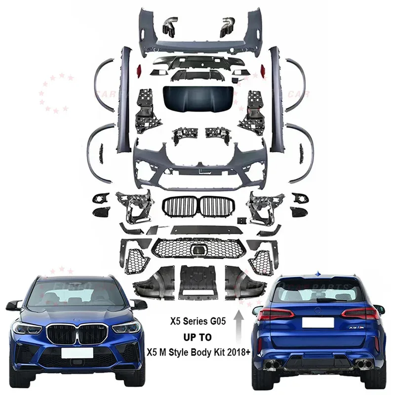 

Upgrade Modification KitX5 G05 To M Style Body Kits Fit For X Series 2018 Year+ Pp Plastic Car Bumpers Full Set F95 Body Kit For