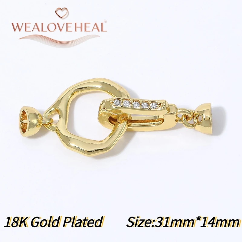 18K vergoldeter Messing-Blumenperlen-Verbinder, Mikro-Pavé-Zirkonia für DIY-Armband- und Halsketten-Schmuckherstellung. – Detail 27