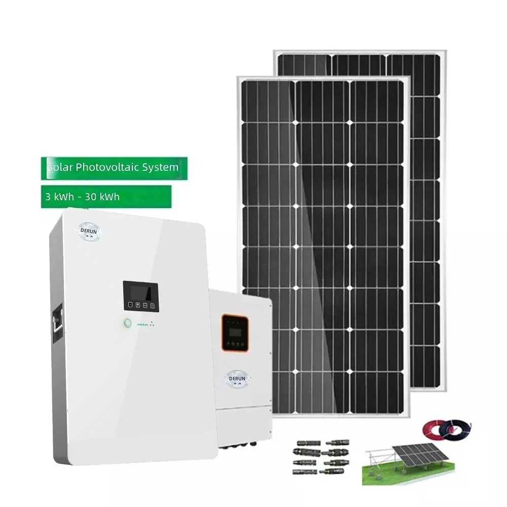 European solar photovoltaic power generation system 48V battery photovoltaic off-grid system inverter integrated energy storage view 4