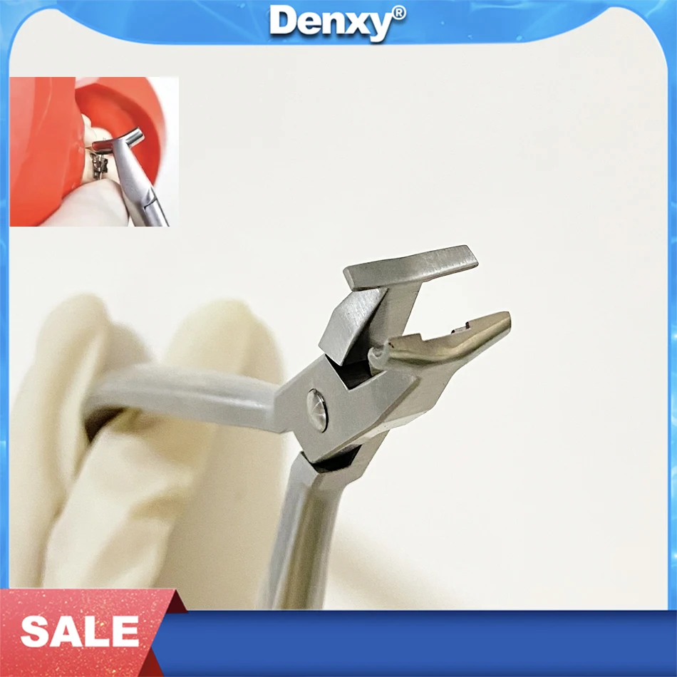 Denxy 1 pc Orthodontic END Back Pliers Distal Cinch Back Pliers Dental End NiTi Bending Plier Bend Forceps Dentist Supplies Tool