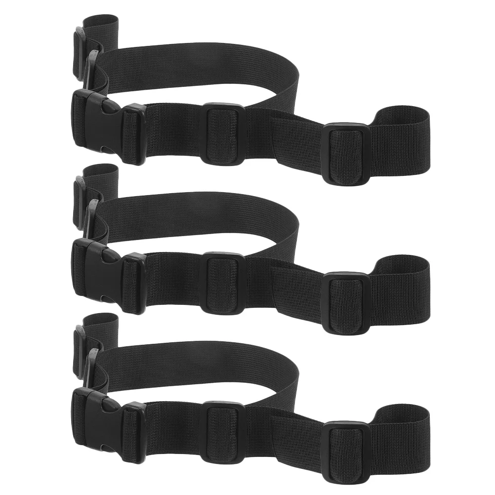 

3 шт., детский стульчик для кормления, ремни, регулируемый дизайн, ремень безопасности, двойной замок, детская коляска для малышей