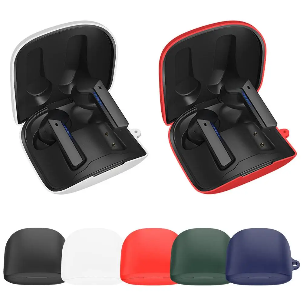 Para ASUS ROG Cetra auriculares inalámbricos verdaderos para juegos funda de silicona antipolvo contenedor de carga funda protectora para oreja funda anticaída