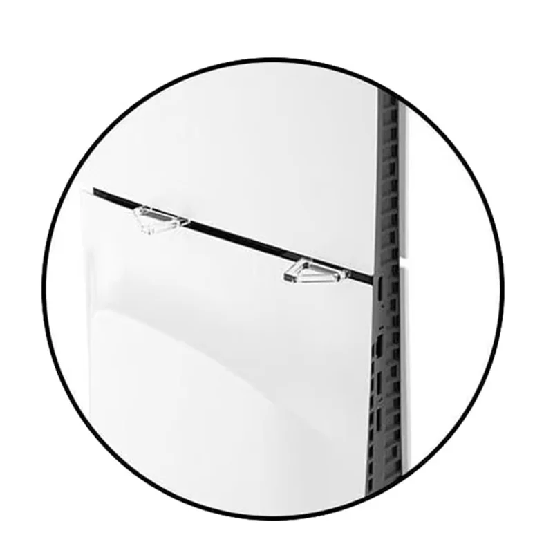 【Last-Chance!】2Pair Horizontal Holder Bracket For PS5 Slim Disc Host Feet Placement Bracket Holder For Console 3D Printed Mini S