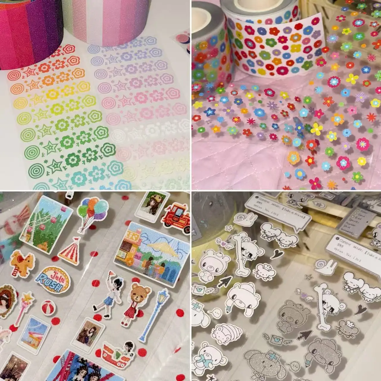 

Мягкая ткань Studio Circle Сакура клевер персонаж базовое украшение наклейка рулон журнальная лента