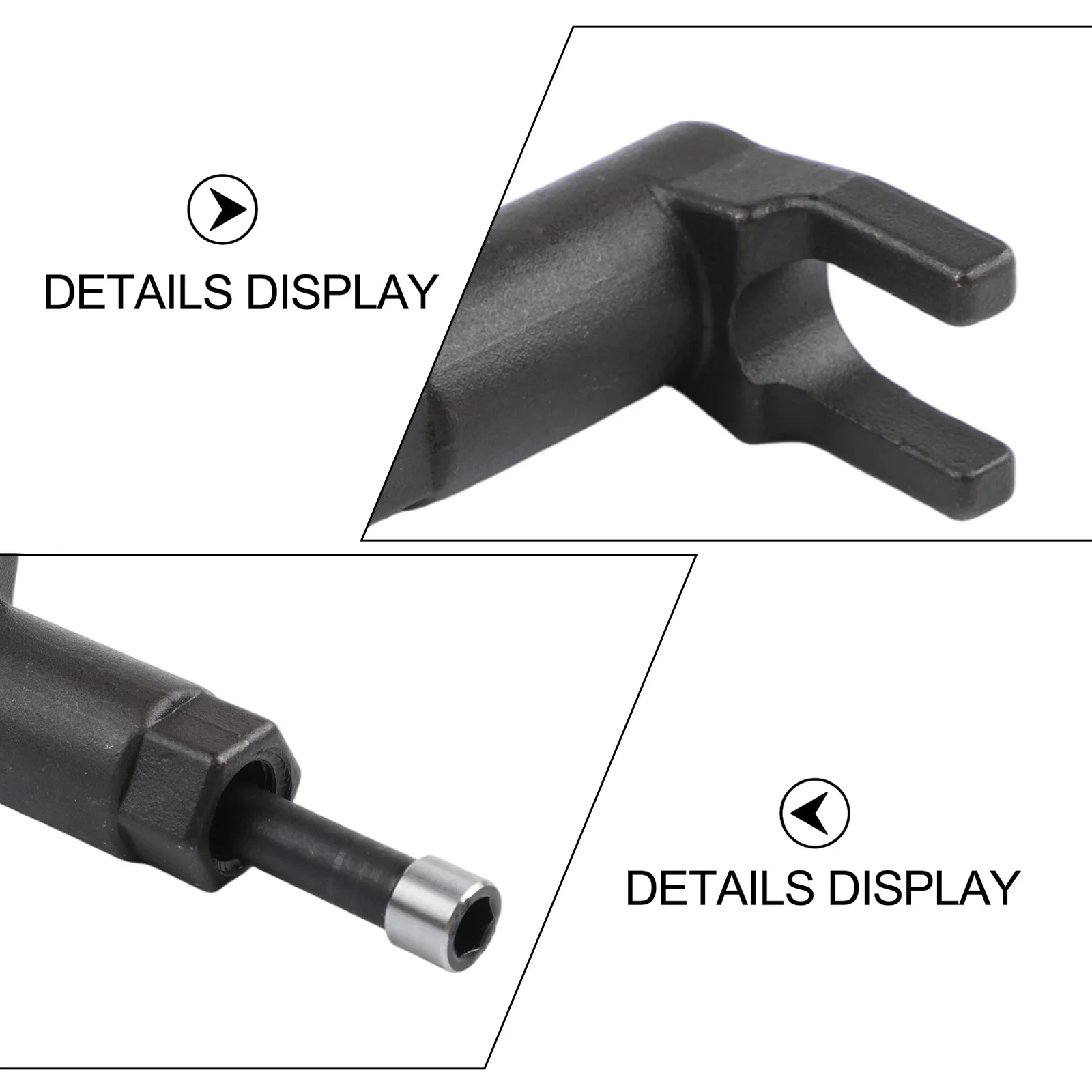 Picture 7: 3Pcs Diesel Injector Removal Tool Kit Carbon Steel Puller Set For Fuel Injector Disassembly Car Repair Tools