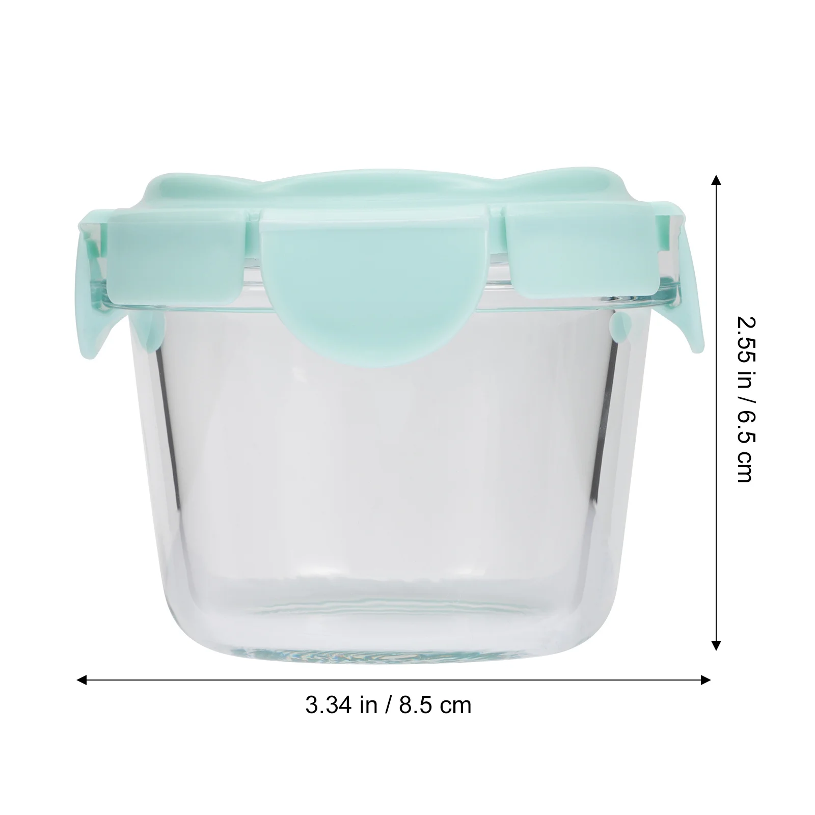 

2Pcs Baby Food Bowls Glass Round Storage Containers with Sealed Lids for Supplementary Feeding and Fresh Food Preservation