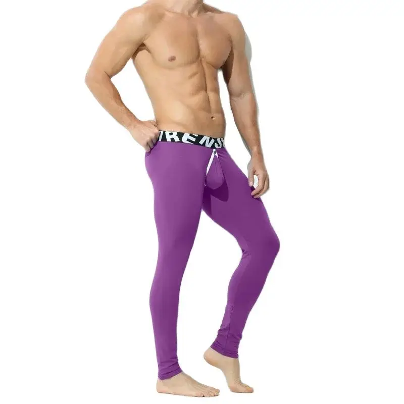 Men's Thermal Underwear with Leggings Long Soft and Elastic Oversized Leggings Comfortable and Tight Fitting Pants