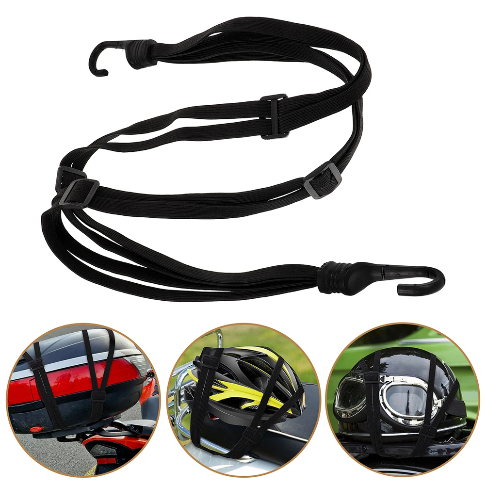 

2 Pcs High Elastic Luggage Straps Bungee Tie Down for Motorcycle Trunk Adjustable Cargo Bike Rack Outdoor Bungee Cords