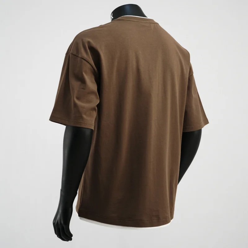 2025 Letnie wakacje Dwuczęściowy top z okrągłym dekoltem dla mężczyzn, luźny, swobodny, prosty, wszechstronny, modny T-shirt z krótkim rękawem