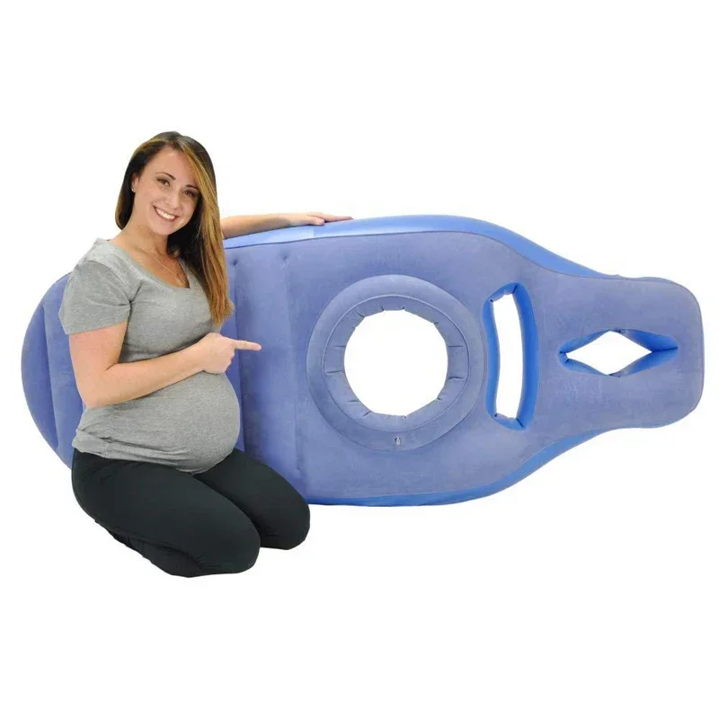 Inflatable Pregnancy Pillow Yoga Mat for Pregnant Women, Sleeping Mattress, Maternity Body Bed