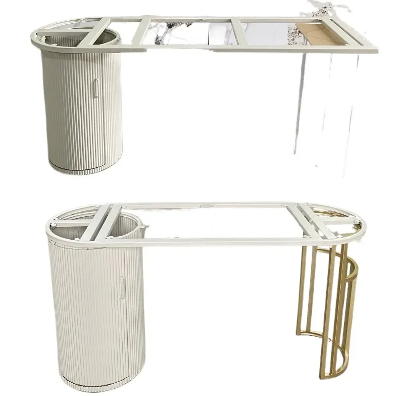 

Cream style tea table, tea table base, marble rock slab dining table leg bracket