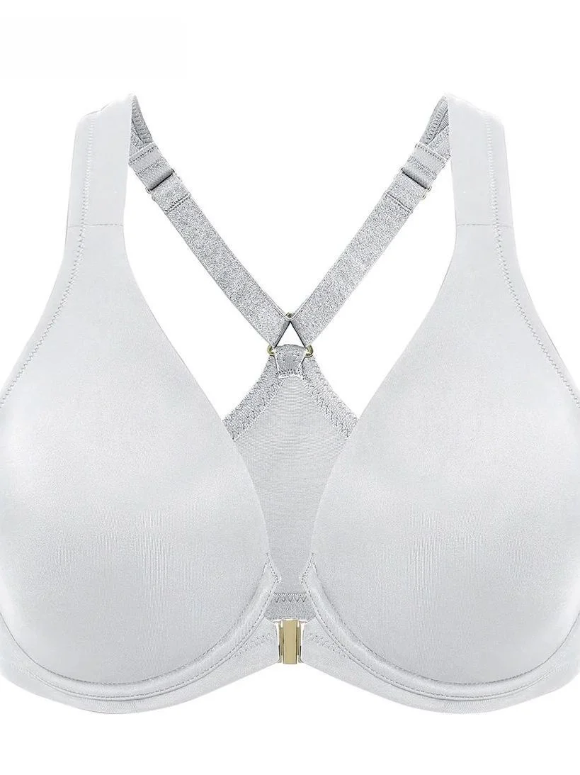average-racerback-bra-underwire-front-closure-plus-size-women's-thermal-bra-with-detachable-shoulder-straps-maternity-wear