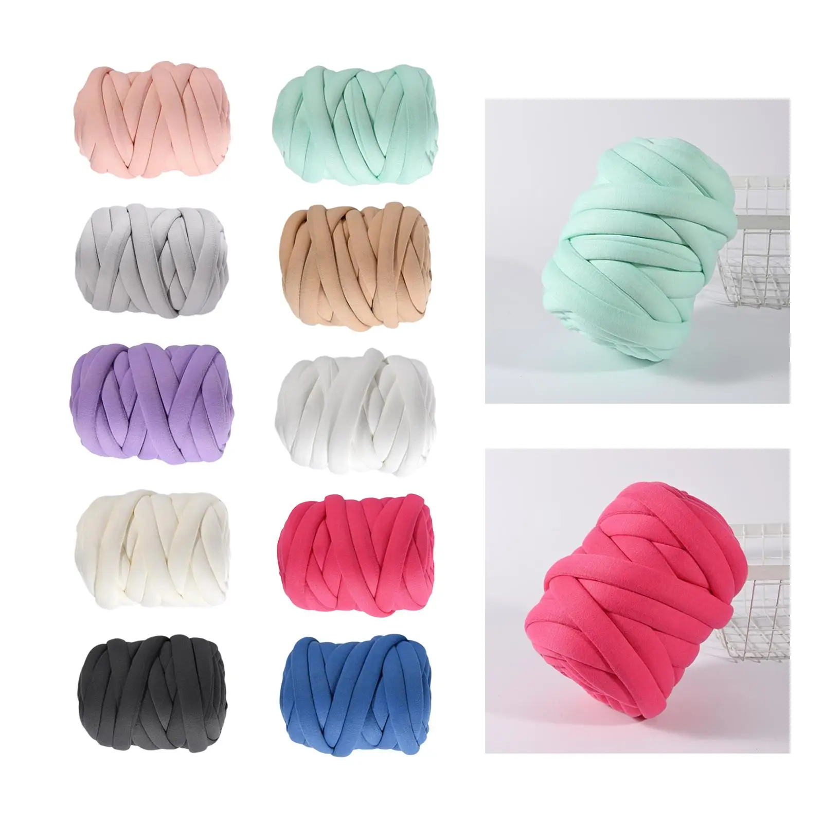 

250 г/0,55 фунтов массивная гигантская трубка супер объемная для вязания крючком