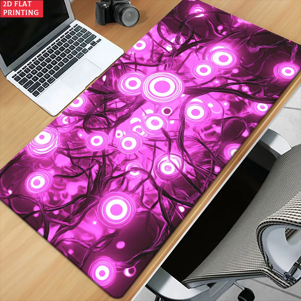 Brand Purple Burst XXL Mouse Pad 2D Flat Iron Art Non-Slip Rubber Base Gaming Office Desk Decoration Multi-Function