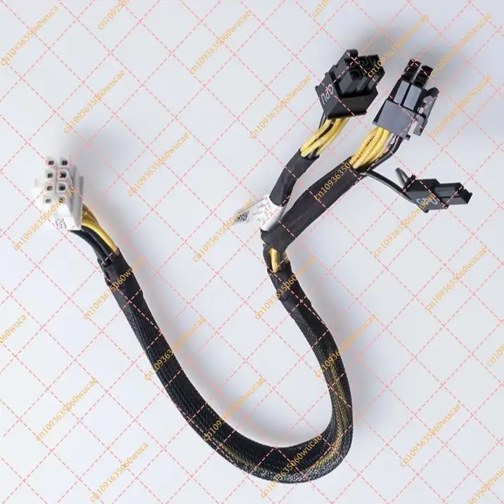 GPU Power Splitter Cable Compatible with PowerEdge R720 R730 R7910 Server Parts N08NH 9H6FV