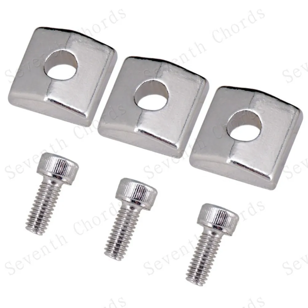 Brand New High Quality New Useful Nut Blocks For Floyd Rose Locking Metal Nut Screws Tremolo Block Electric Guitar