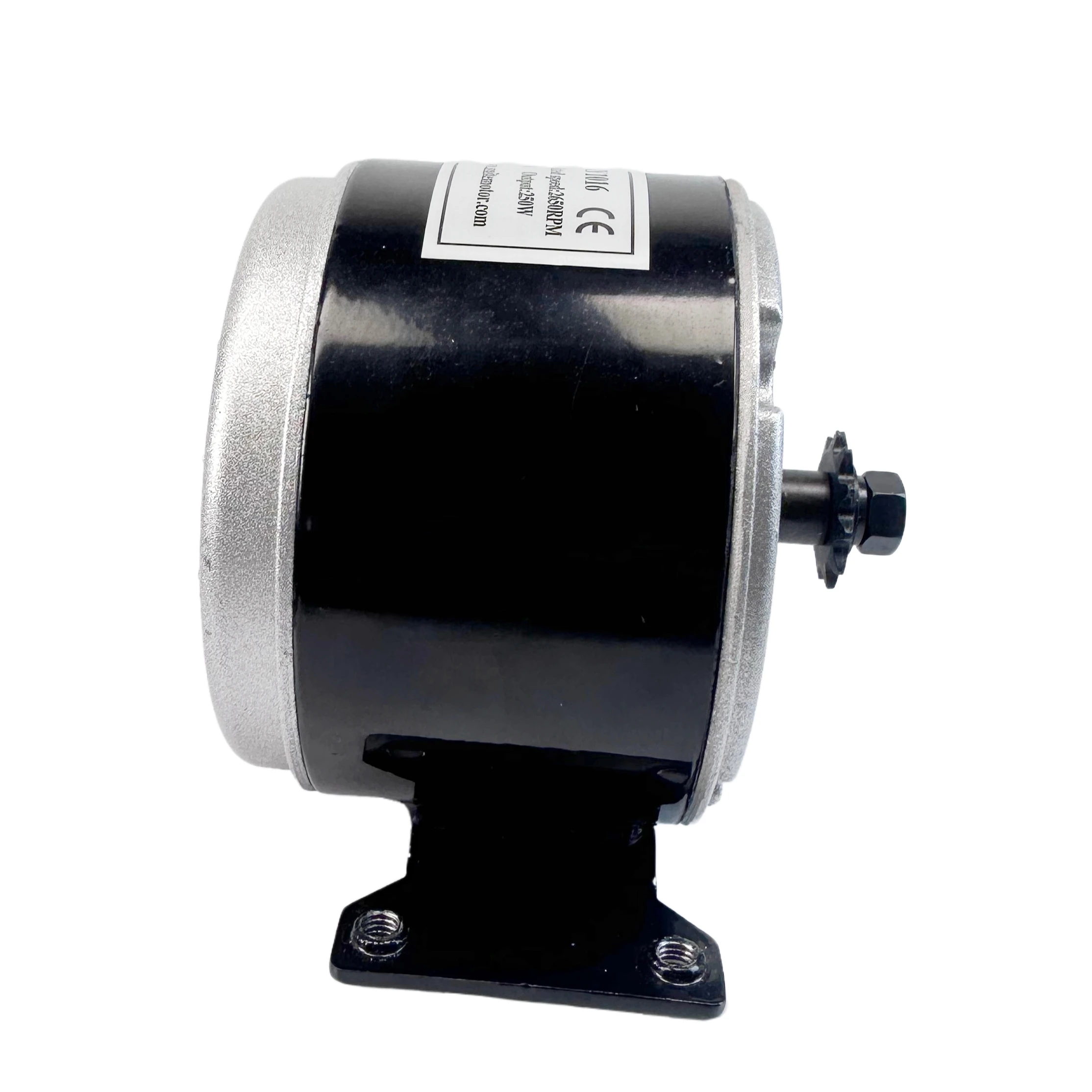 Silnik szczotkowy DC 250W 12V 24V 36V 11T o wysokiej prędkości, silnik szczotkowy MY1016, silnik prądu stałego z magnesami trwałymi. — zdjęcie 5