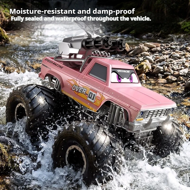 Speedmax Rc Car Amphibious 4wd Off Road Vehicle Water Spray Function Waterproof Remote Control Drift Truck For Adults New Model