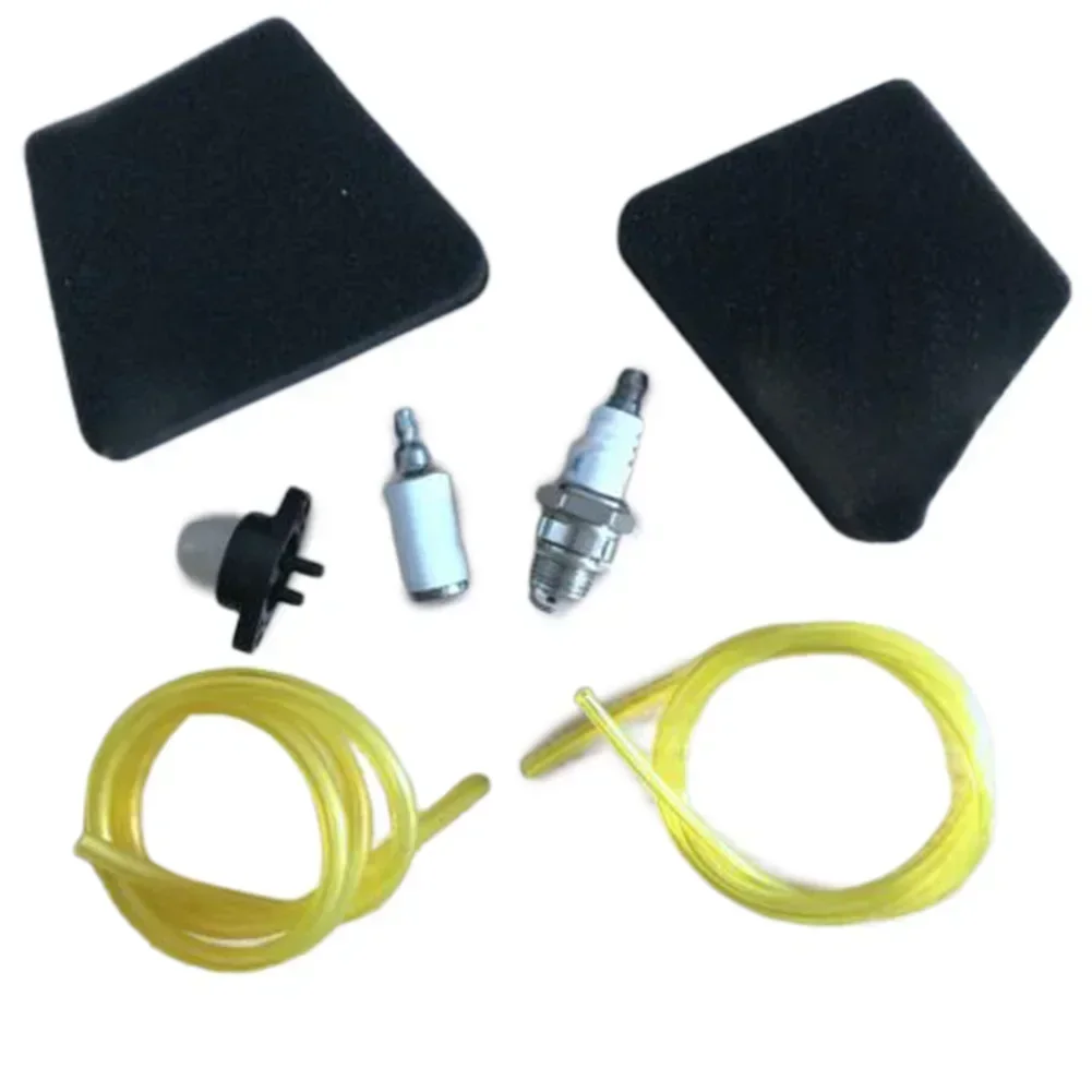 مجموعة خدمة نظام الوقود الكاملة لـ McCulloch وFor Poulan Chainsaws فلتر الهواء خط الوقود مرشح الوقود التمهيدي