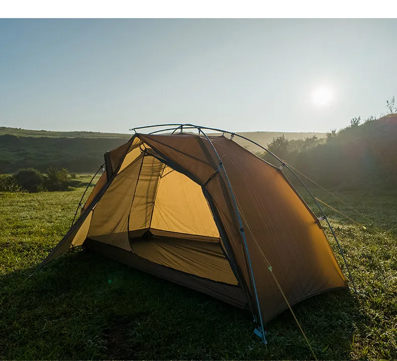 3F UL TAICHI 1 Person No-See-Um 3 Season/4 Season Camping 15D Silicon Coated Tent