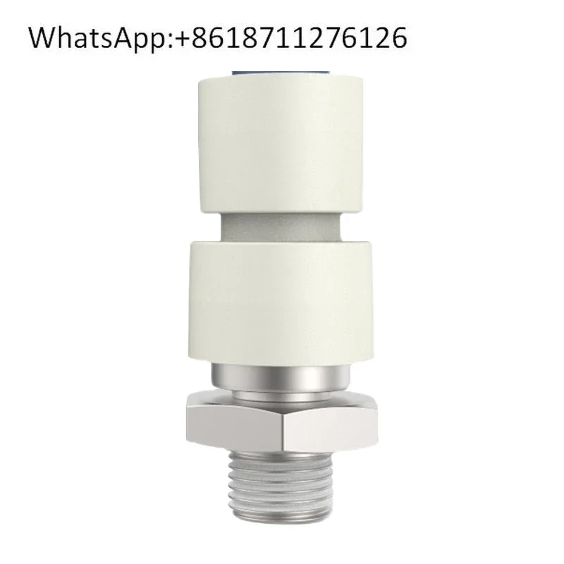 Pneumatic 360 degree double bearing high speed rotary joint KSL/KSH trachea universal anti-knot right angle elbow through
