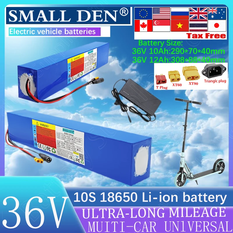 36V 10Ah 12Ah New 1…