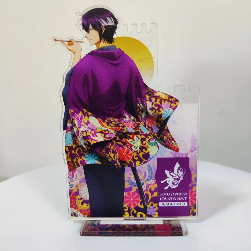 Anime GINTAMA Character New Model Figure Sakata Gintoki Kagura Shimura Shinpachi Cosplay Acrylic Stands Model Xmas Gift Hot Sale