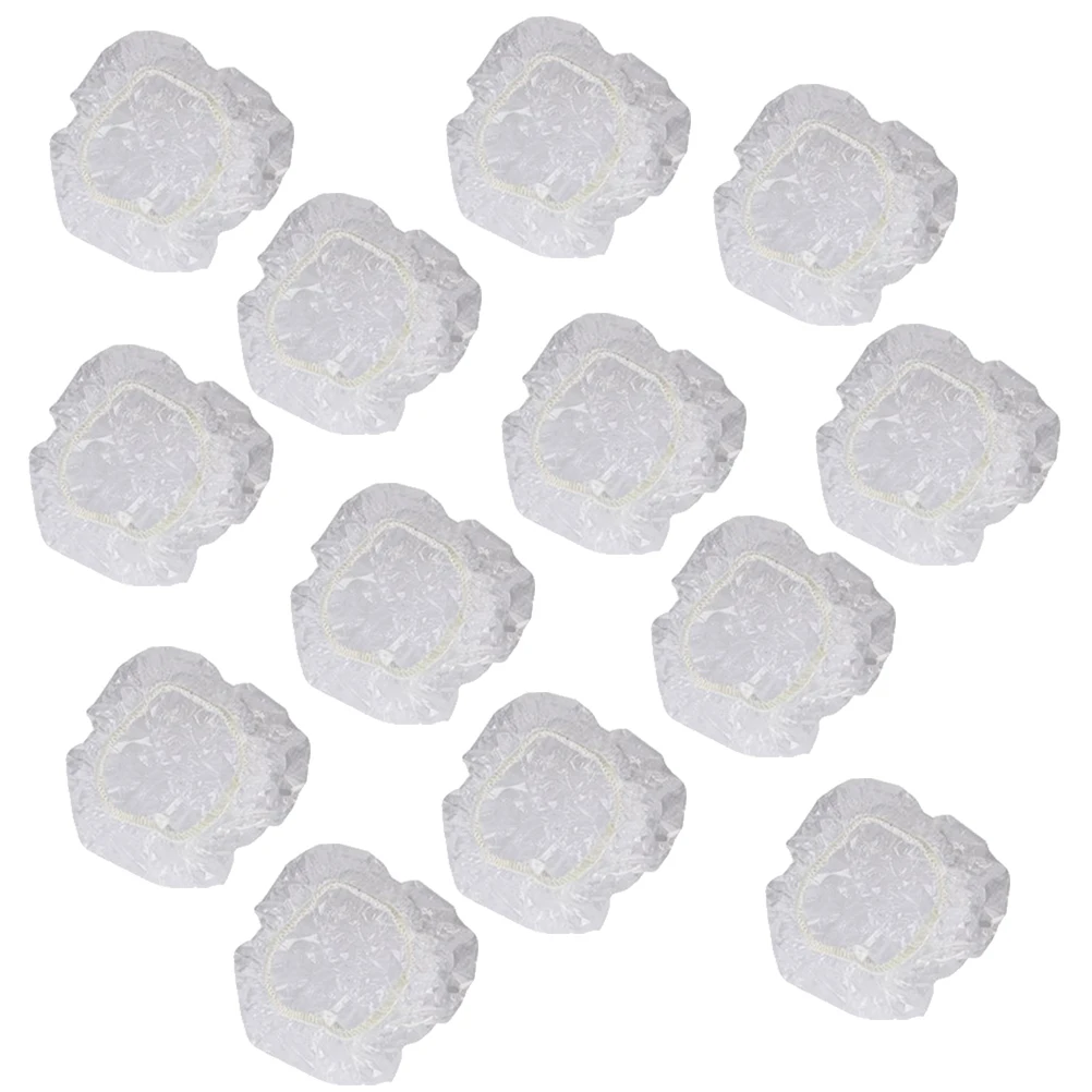 

100pcs Waterproof Covers Clear PE Material Free Size Disposable Shower Disposable Shower Ear Cover Ear Protector for Travel