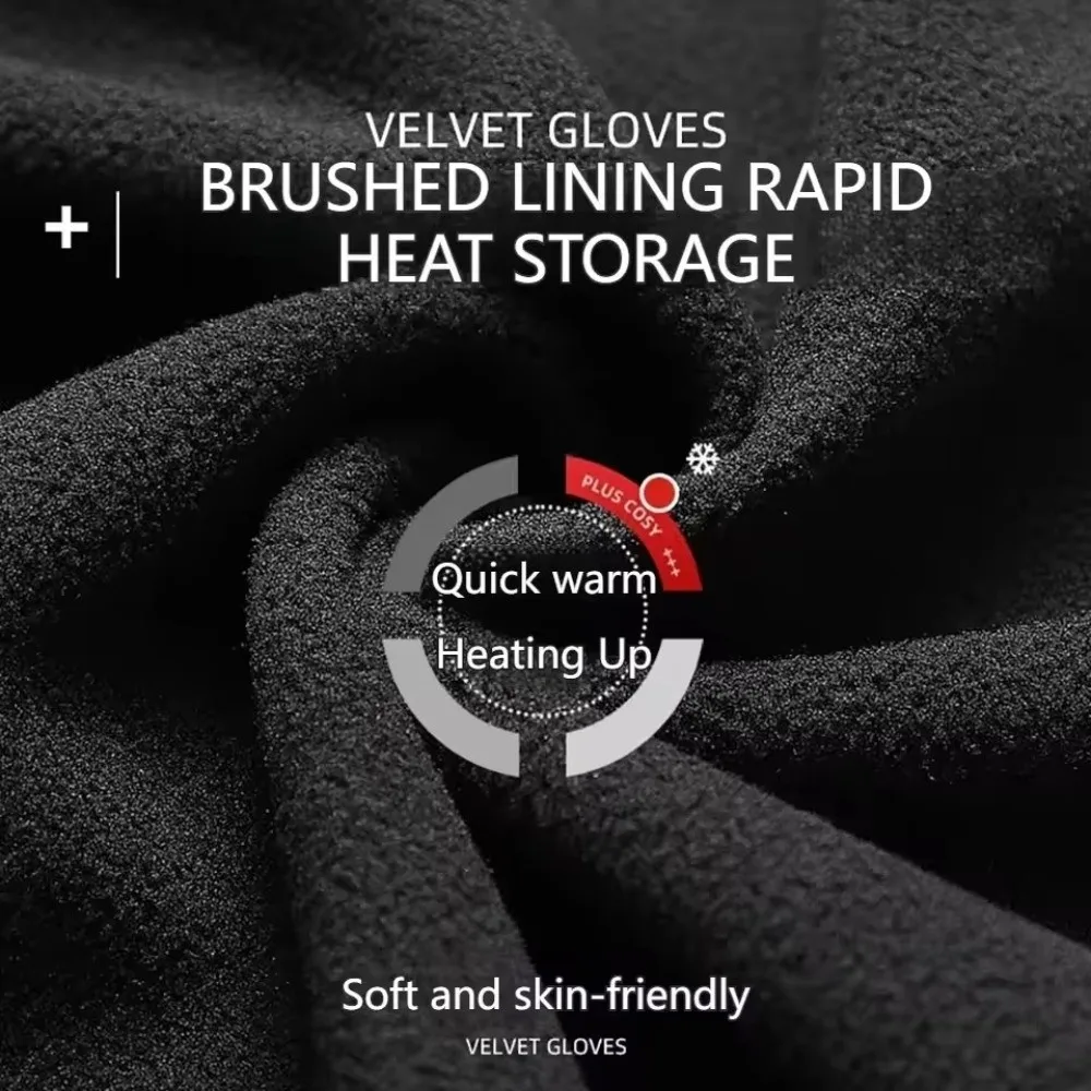 

New Waterproof Riding Gloves Windproof Wear-resistant Warm Gloves Full Finger Silicone Anti Slip Winter Gloves Outdoor