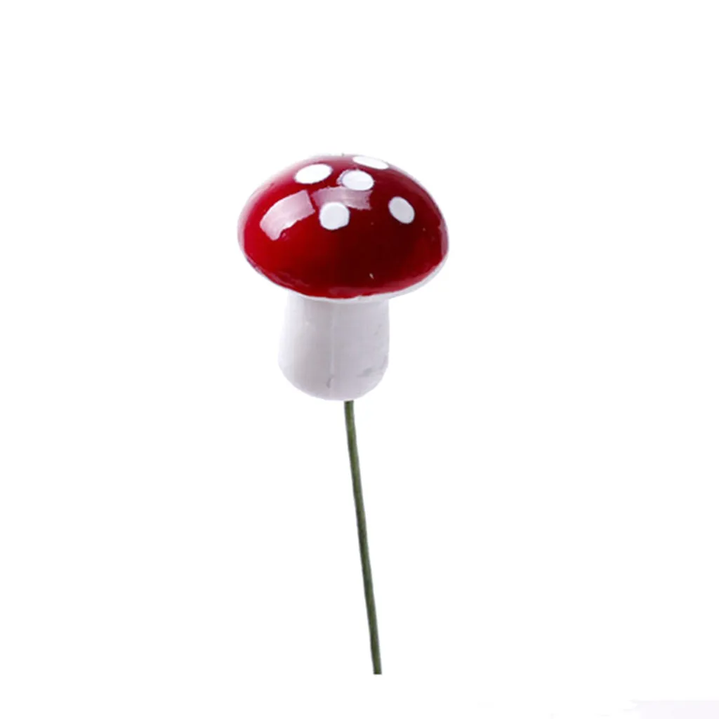 Artificial Mini Mushroom Miniatures Fairy Garden Moss Terrarium Resin Crafts Decorations Stakes Craft Home Supplies 2026