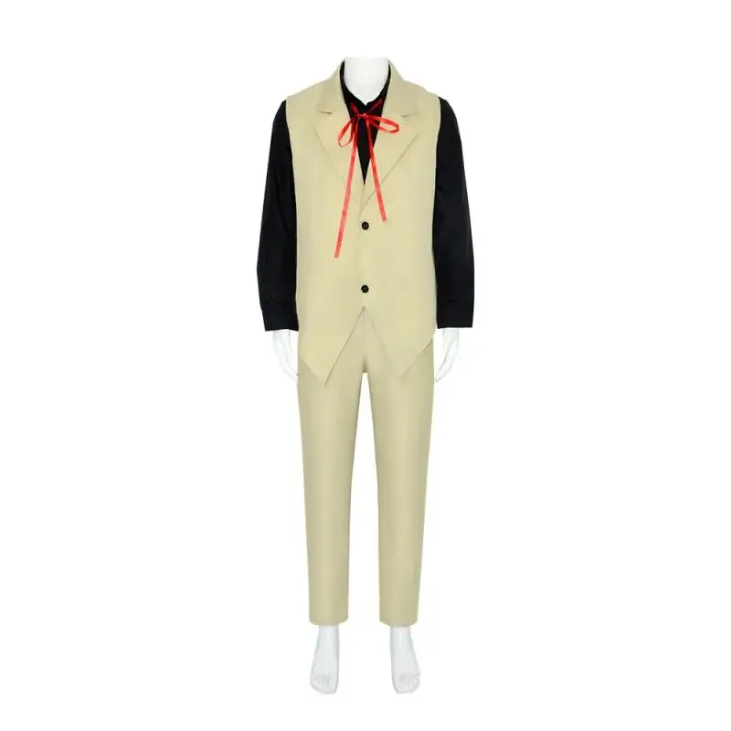 Bungo Stray Dogs Kunikida Doppo disfraz de Cosplay uniforme de agencia de detectives traje Halloween Anime peluca Accesorios