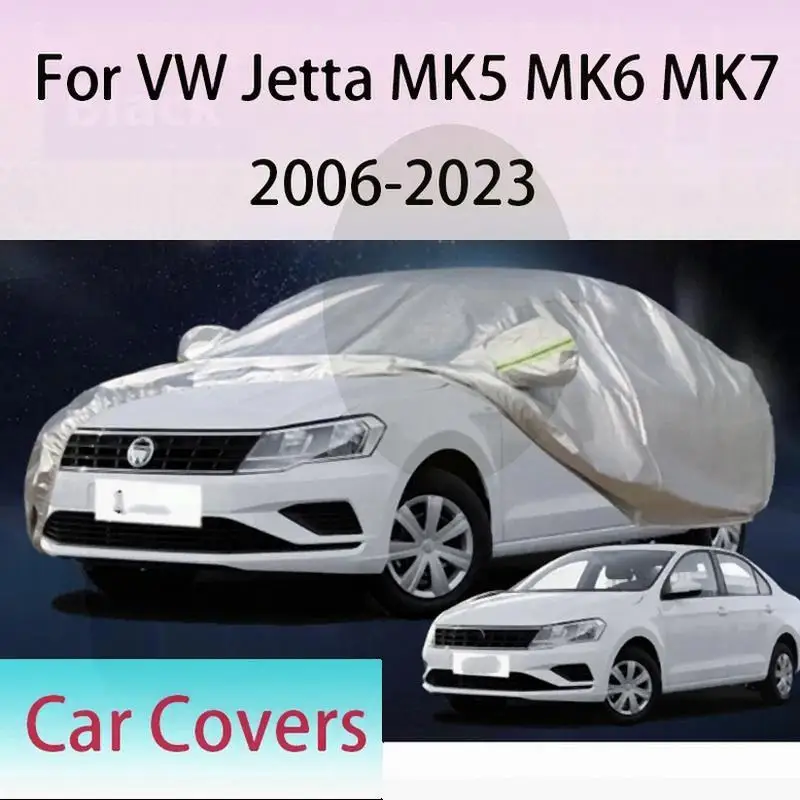 

For VW Jetta Outdoor Protection Waterproof Dustproof Full Sunshade for MK5 MK6 MK7 2006 2023 Car Covers