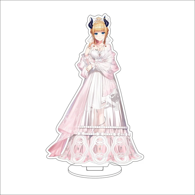 YouTuber La+ Darknesss Hololive Inugami Korone Anime Acrylic Figure Stand Model Desk Decor Ornament Cartoon Keychain Collection view 5