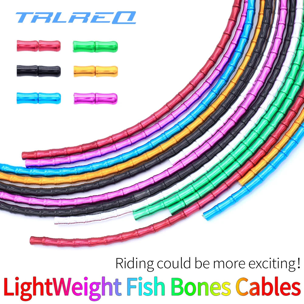 Aluminum Alloy Knotted Brake Tube Set, Fish-bone Transmission Line Tube, Mountain Road Bicycle