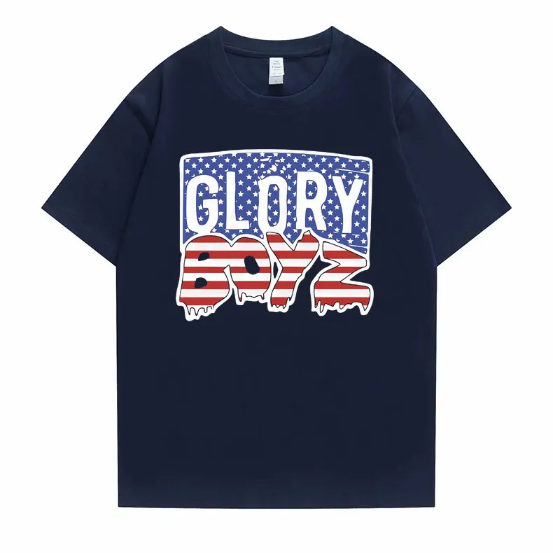 Rapper Chief Keef Glory Boyz T-shirt Men Women Hip Hop Oversized Tshirt Male Vintage Short Sleeve Men\'s Casual Loose T-shirts