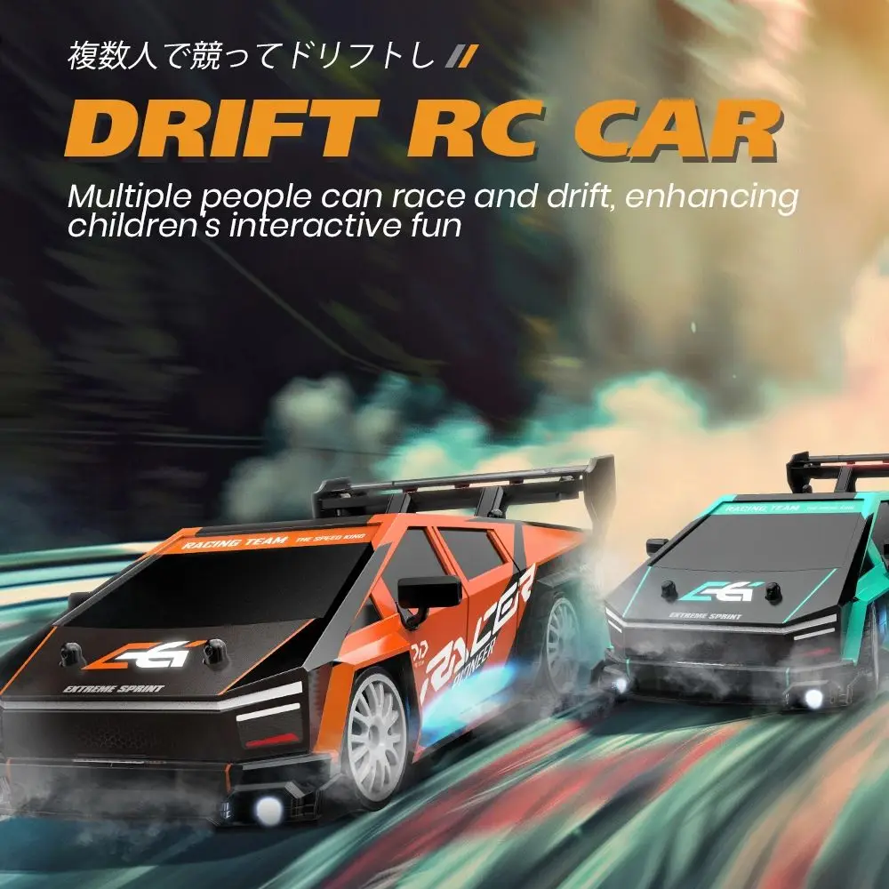 AE86 RC Drift Racing Car 1/24 4WD 30 km/h, High Speed Light Load Cool 2.4G Children's Wireless Control Competition Model Toy Car