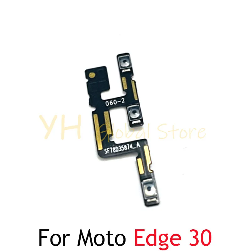 5PCS For Motorola Moto Edge 30 40 Neo Ultra Fusion Power On Off Switch Volume Side Button Flex Cable