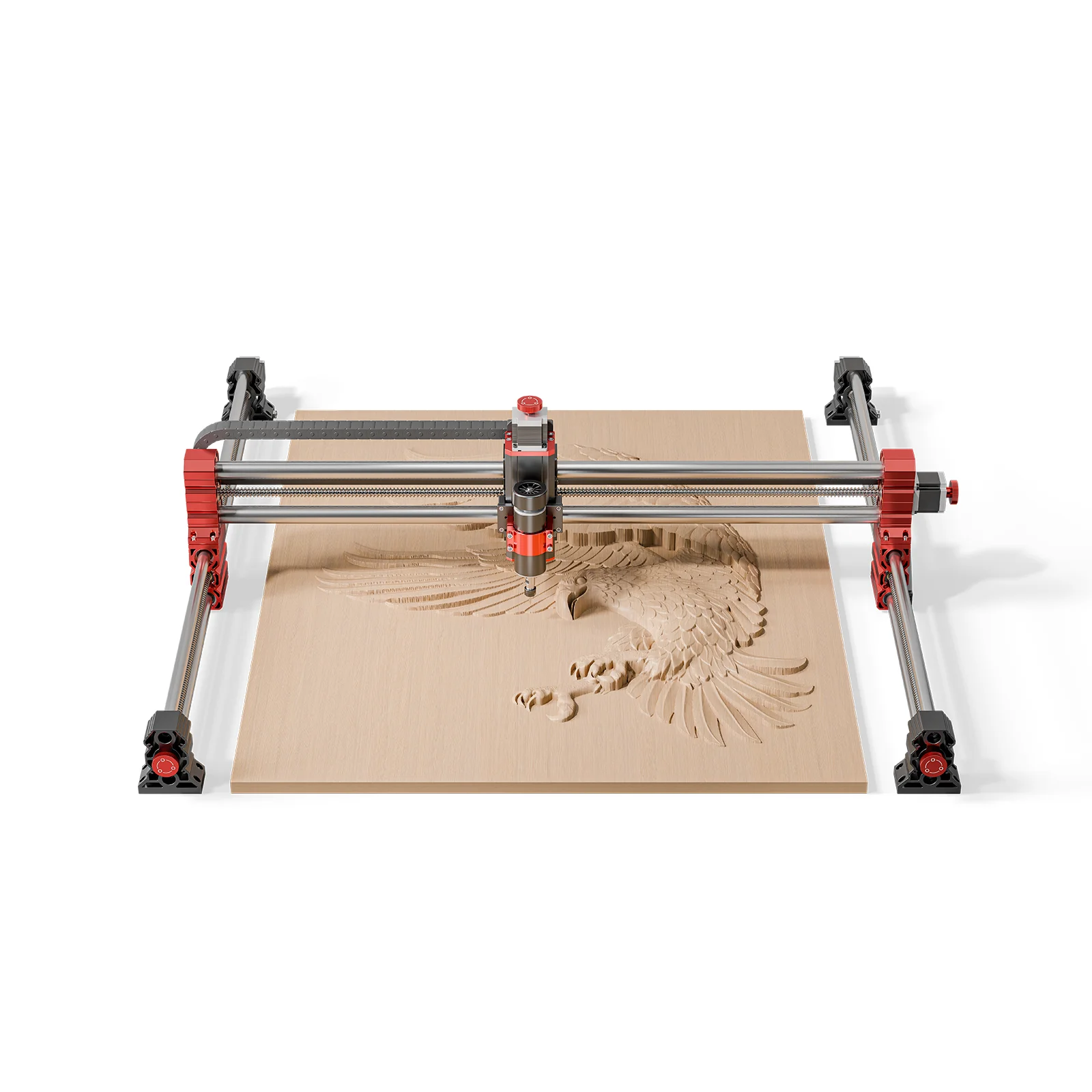 Twotrees 3-Axis/4-Axis CNC Router Milling Cutting Machine TTC-H80 1000x2000mm Engraver For Wood Acrylic PCB PVC MDF Metal