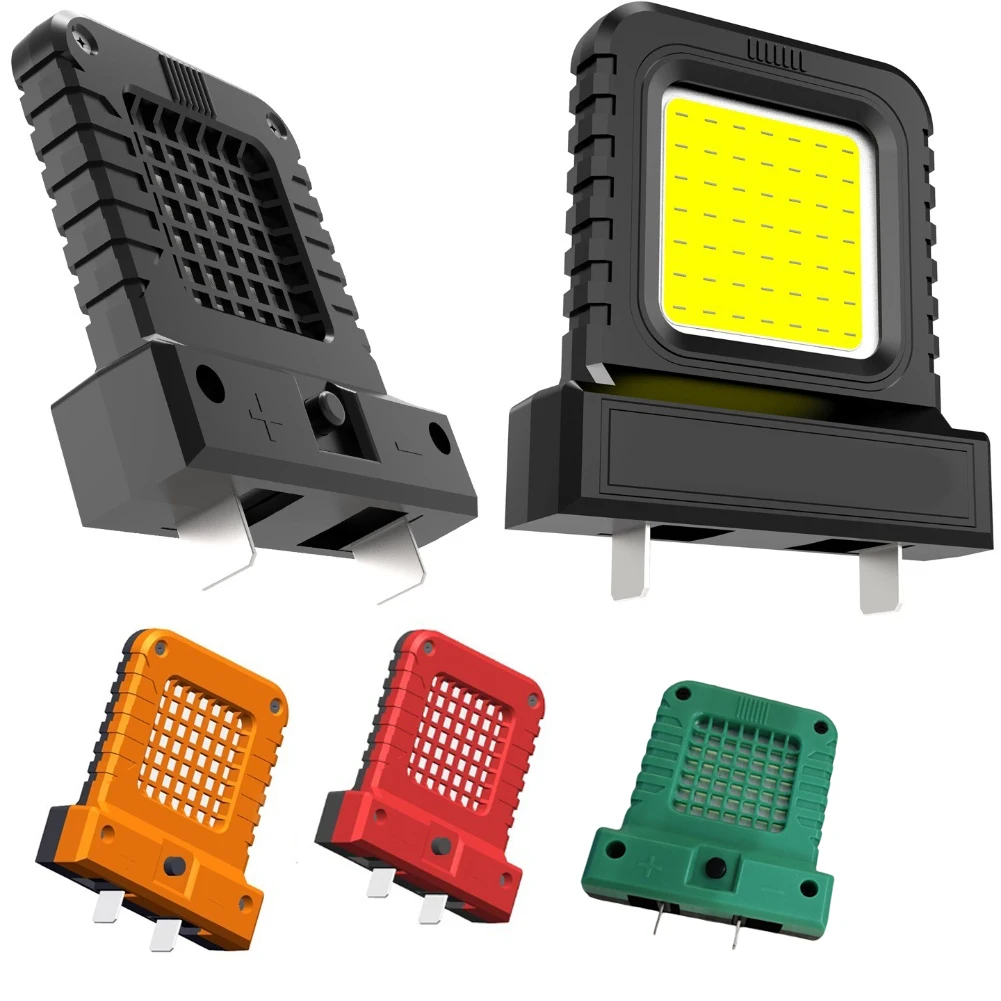 1PC ﻿14W LED Camping Fishing Lantern Mini Pocket Work Light Inspection Light for 21V battery Strong Light for Garage Car Repair