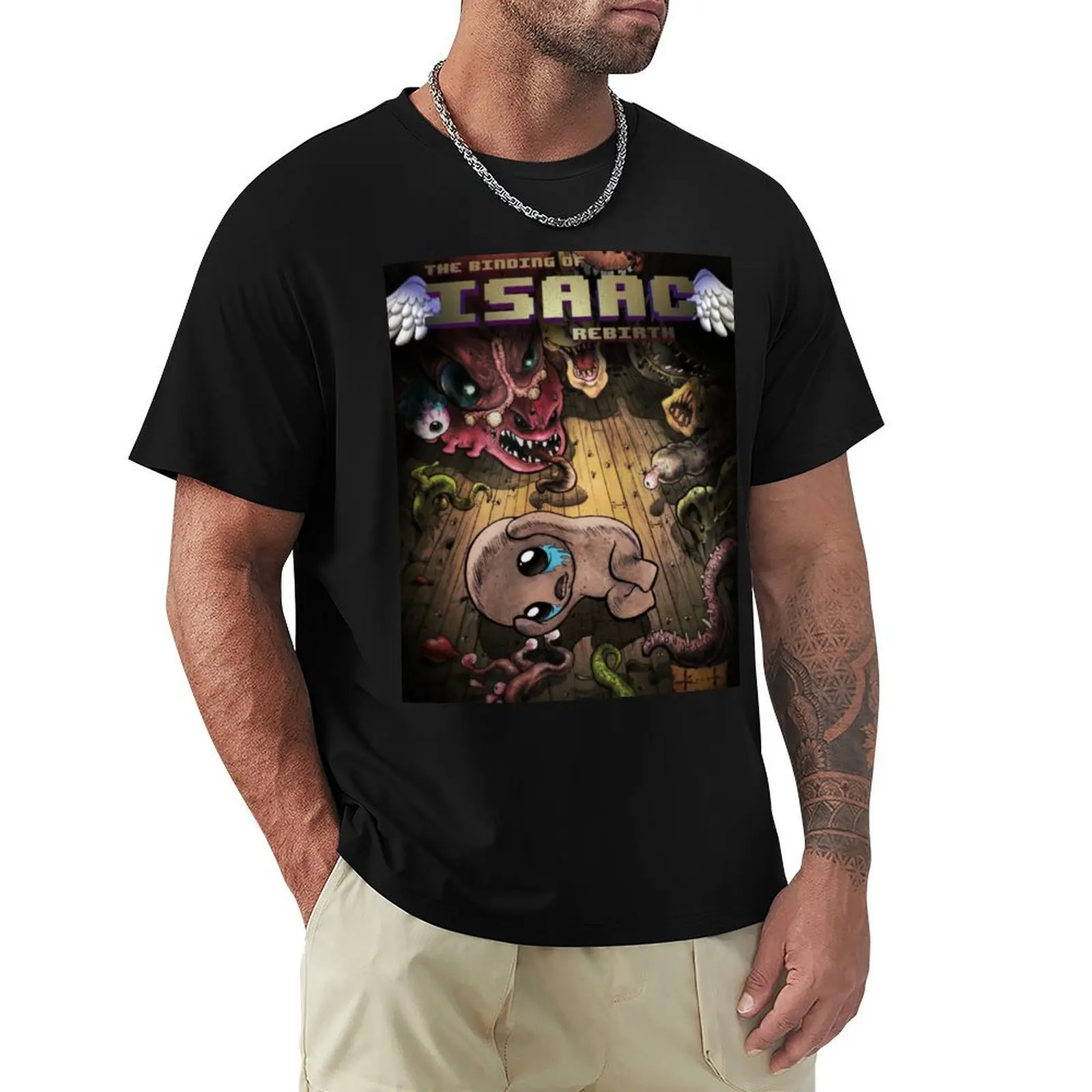 

Binding of Isaac game cover T-Shirt oversized t shirt graphic t shirt vintage essential t shirt heavy weight shirts for men